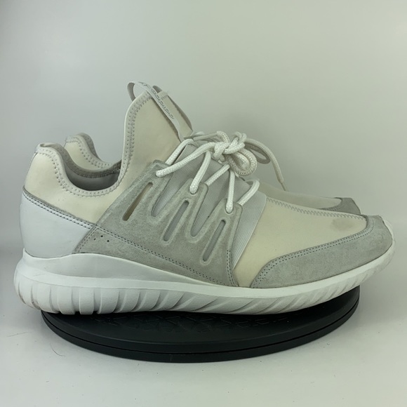 Adidas Originals Tubular White Athletic Running Shoes AQ6722 Men's Size 13 - Picture 4 of 14